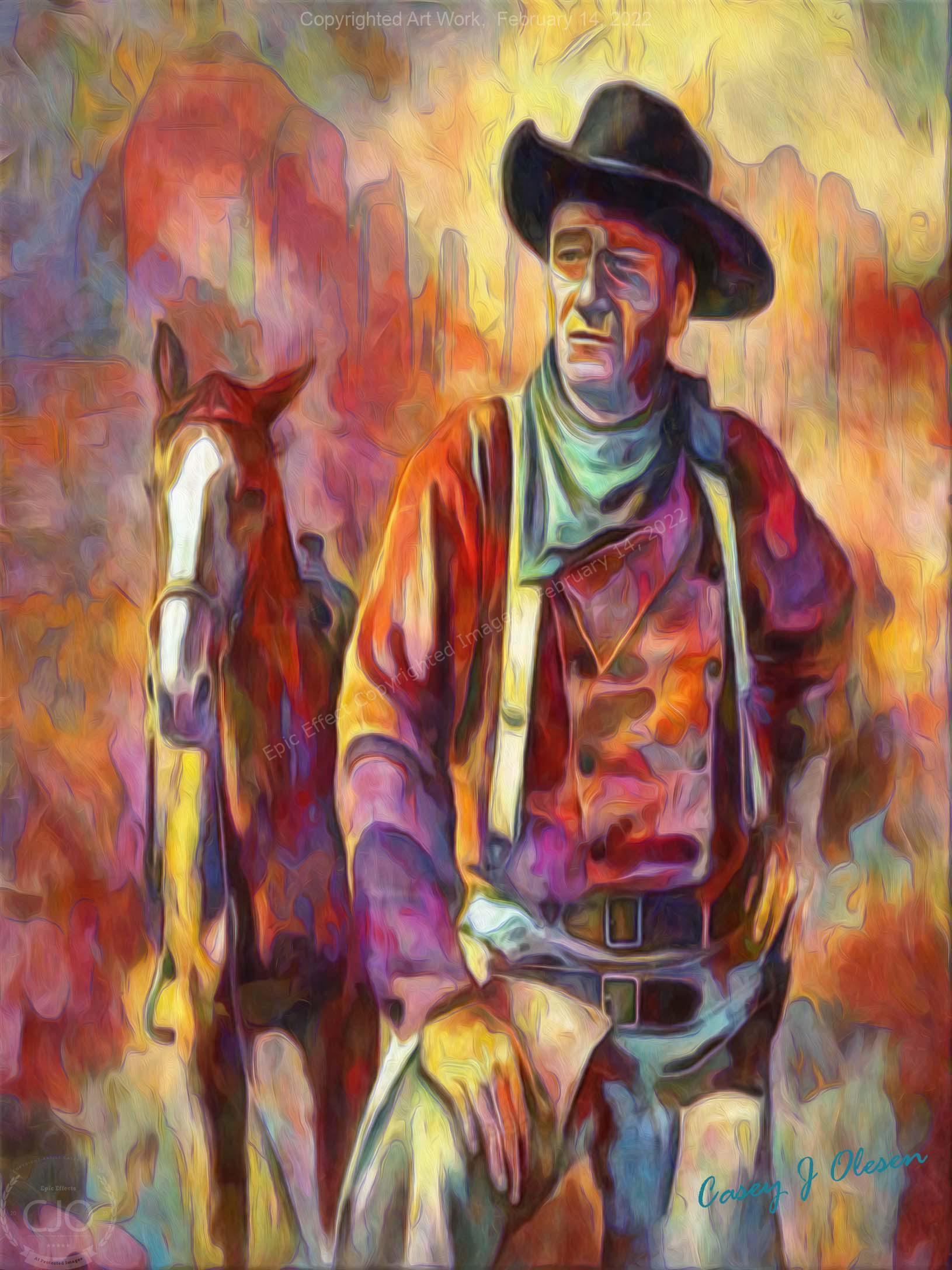 Verde Valley Man Gallery Wrap Canvas Print 40x30 - Image 2