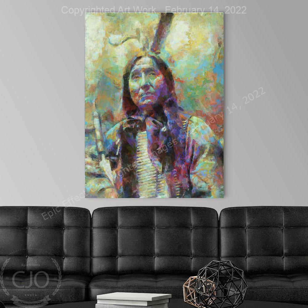 No Whiskey Gallery Wrap Canvas Print 40x30 - Image 4