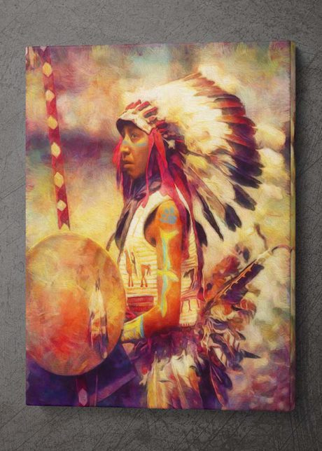 American Horse 40 x 30 Gallery Wrap Canvas Print