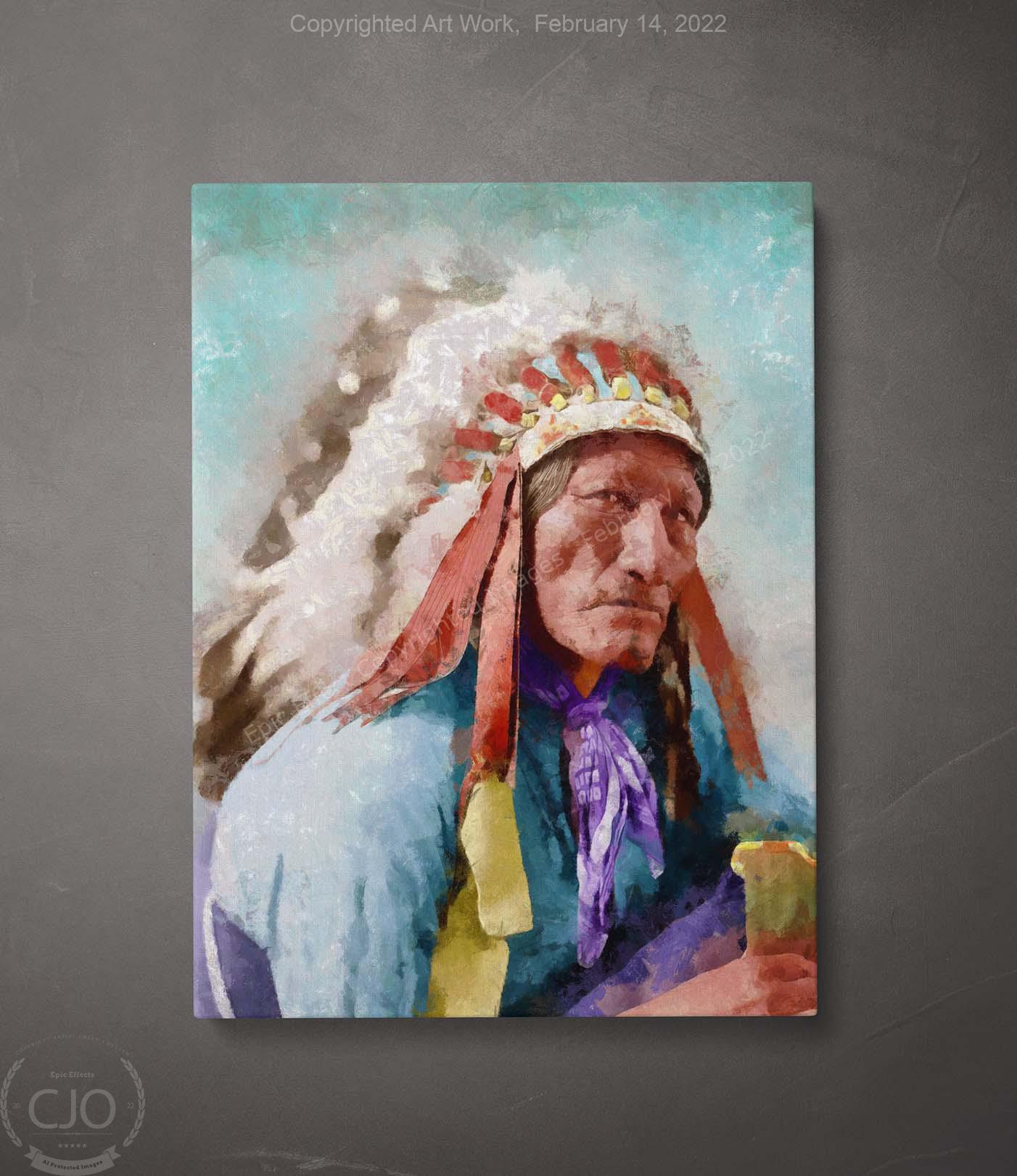 He Who Leads 24 x 18 Gallery Wrap Canvas Print