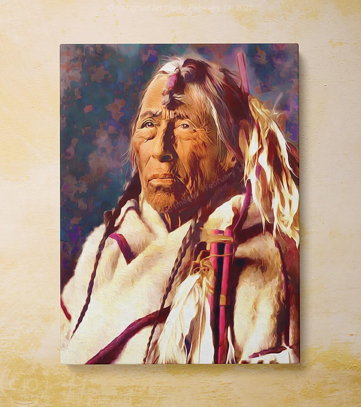 Ute 40 x 30 Gallery Wrap Canvas Print