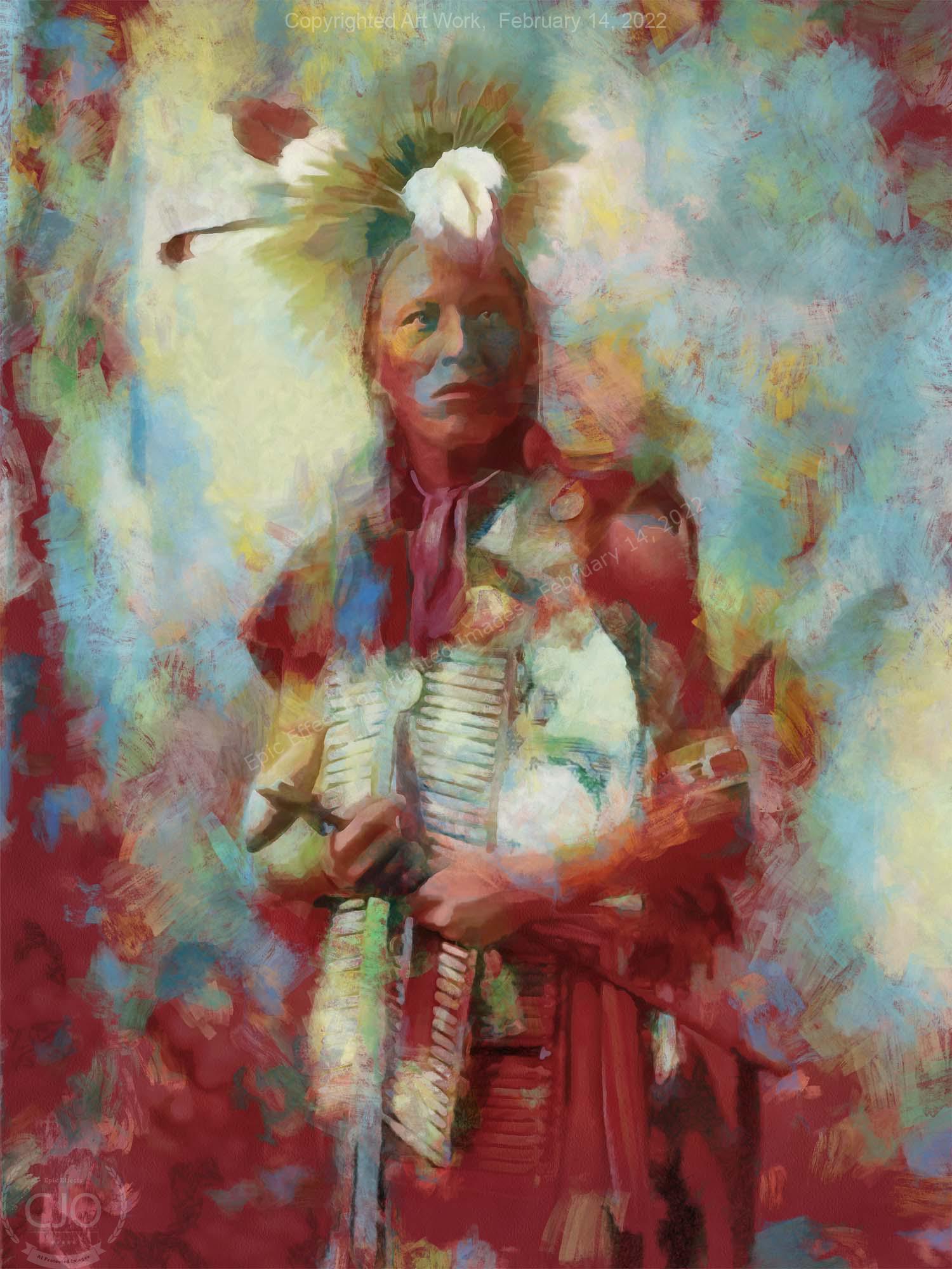 One Coup 40 x 30 Gallery Wrap Canvas Print - Image 2