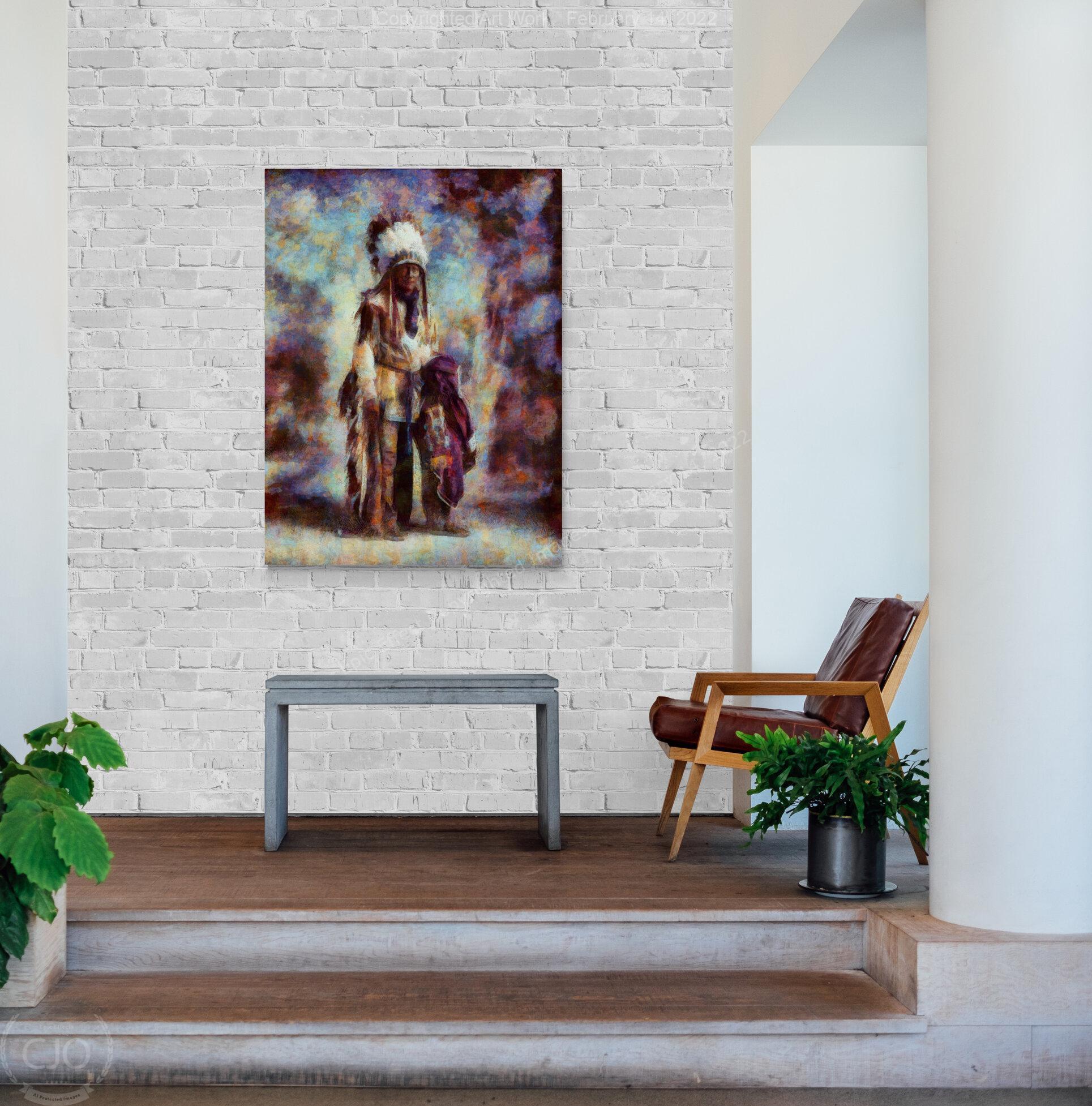 Many Trails 40 x 30 Gallery Wrap Canvas Print - Image 3