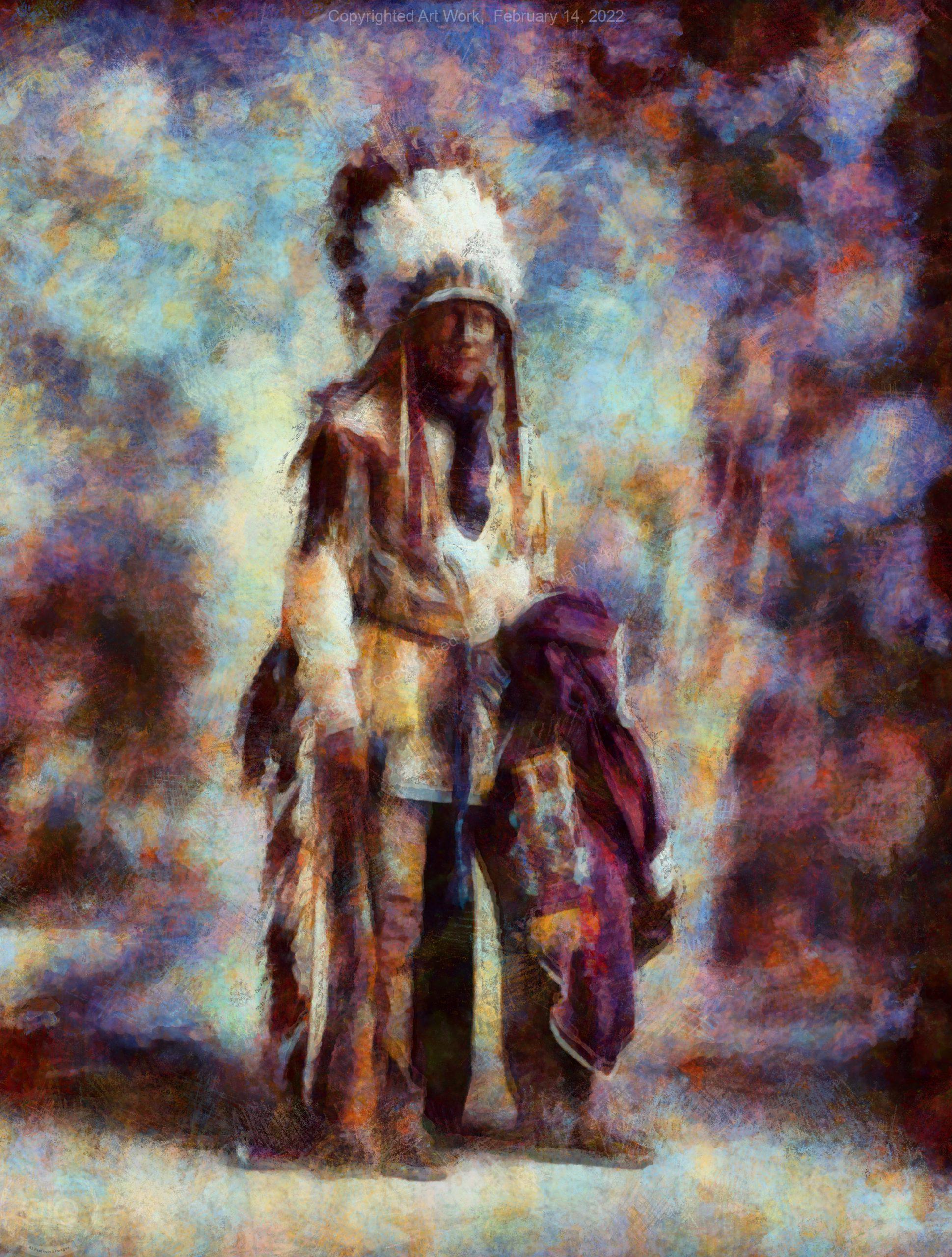 Many Trails 40 x 30 Gallery Wrap Canvas Print - Image 2