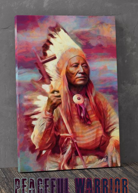 Peaceful Warrior 30 x 45 Gallery Wrap Canvas Print