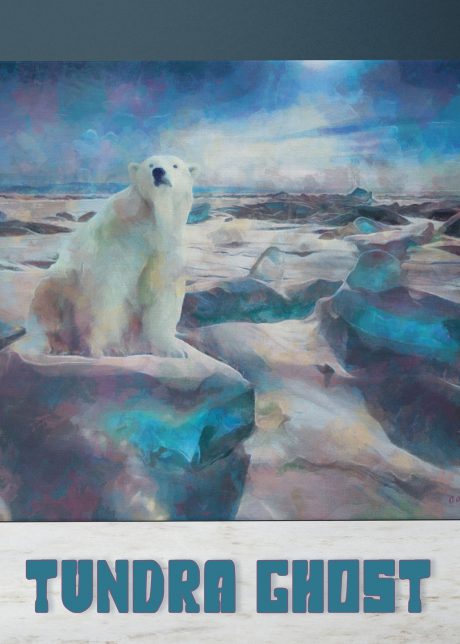 Tundra Ghost 40 x 30 Gallery Wrap Canvas Print